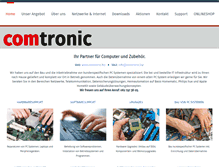 Tablet Screenshot of comtronic.biz